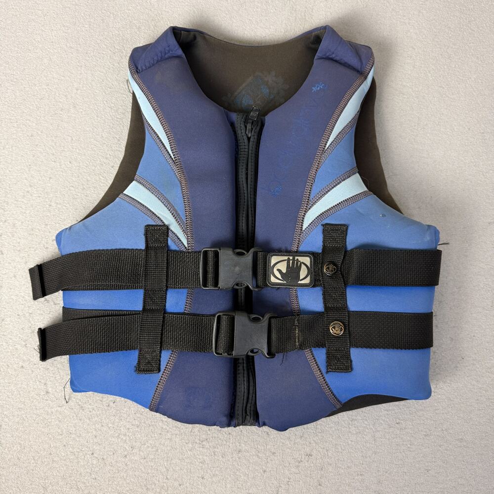 Body Glove Motion Women's Medium Type III Neoprene PFD Life Jacket Blue Black